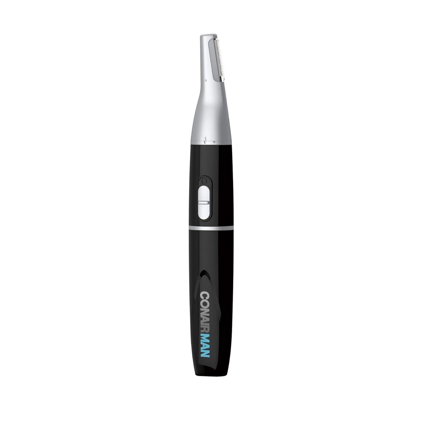 ConairMAN All-in-One Personal Trimmer for Men, for Nose, Ear, Eyebrows and Sideburns Hair Trimmer, 4 piece Men's Grooming Kit, Lithium Battery-Powered
