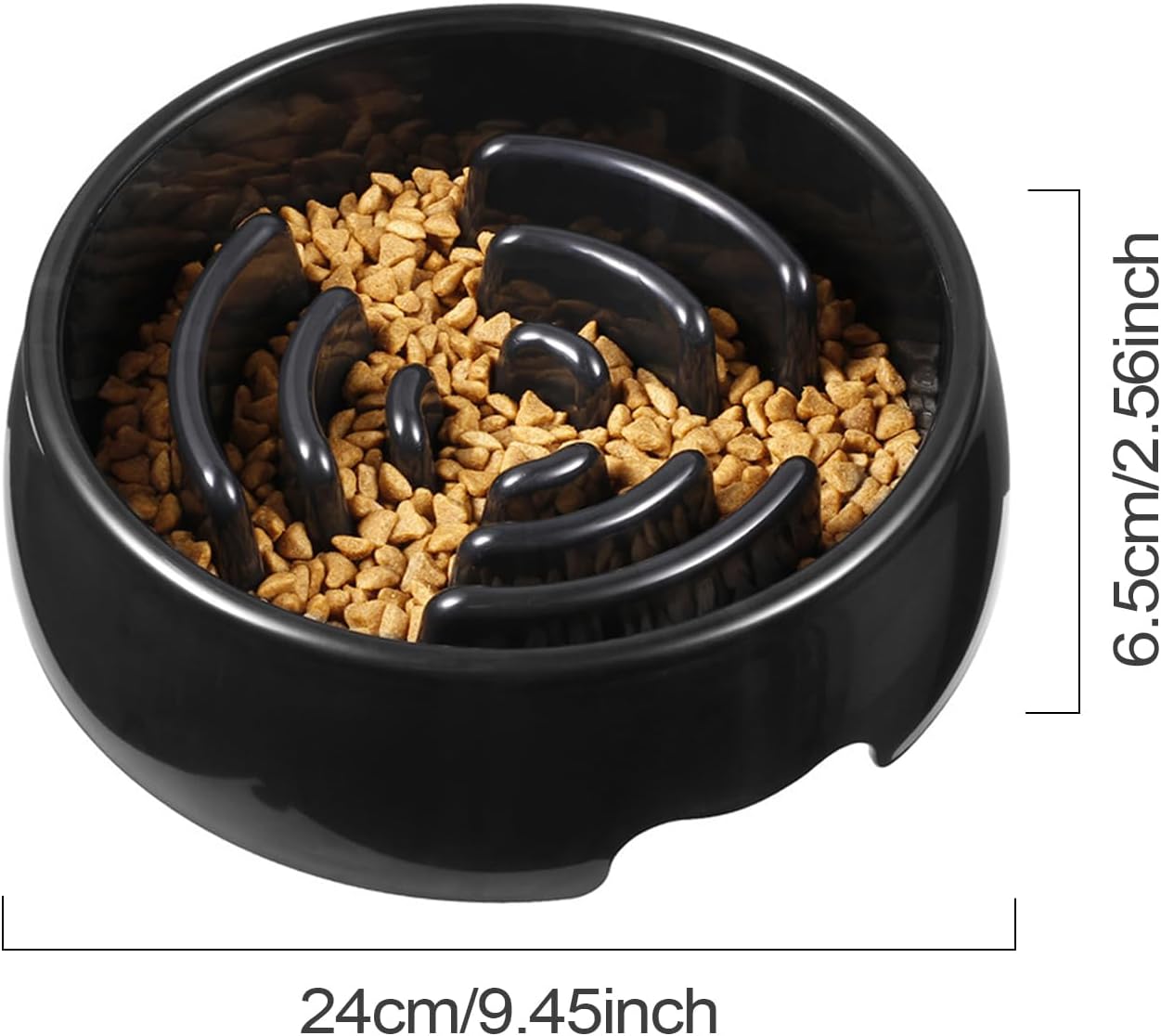 Genérico Slow Eating Dish for Dogs | Non-Slip and Anti-Choking Tray with Maze | Slow Food for Puppies and Cats Mental Stimulation