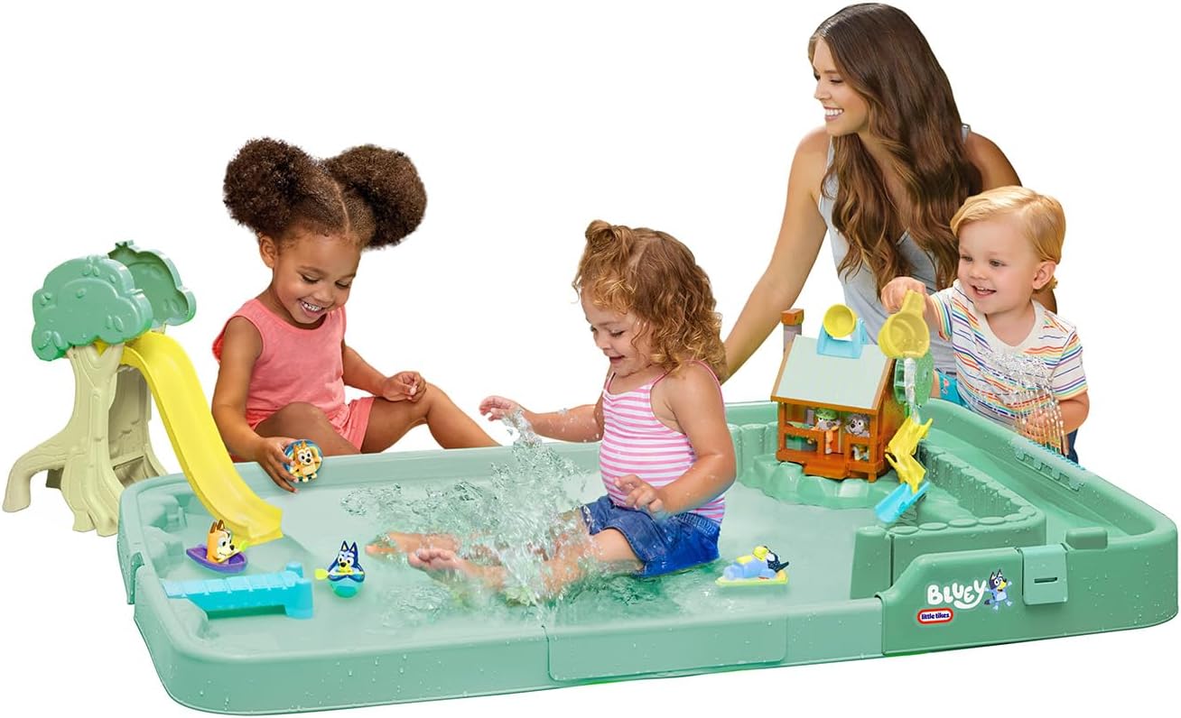 Little Tikes Bluey Bushland Adventure with 6 Accessories, Bluey Active Play, for Boys and Girls Ages 2-4 Years