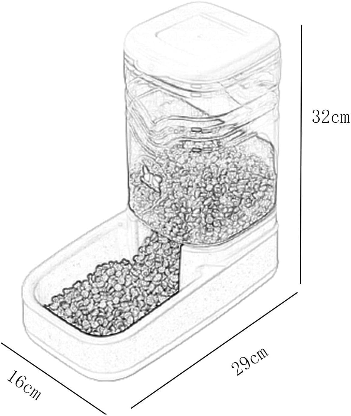 Dispenser Automatic Pet Feeder 3.8L Automatic Dog Feeder and Water Dispenser Set Gravity Self Feeding Food Waterer for Small Medium Cats Dogs Kitten Puppy cat Fountain