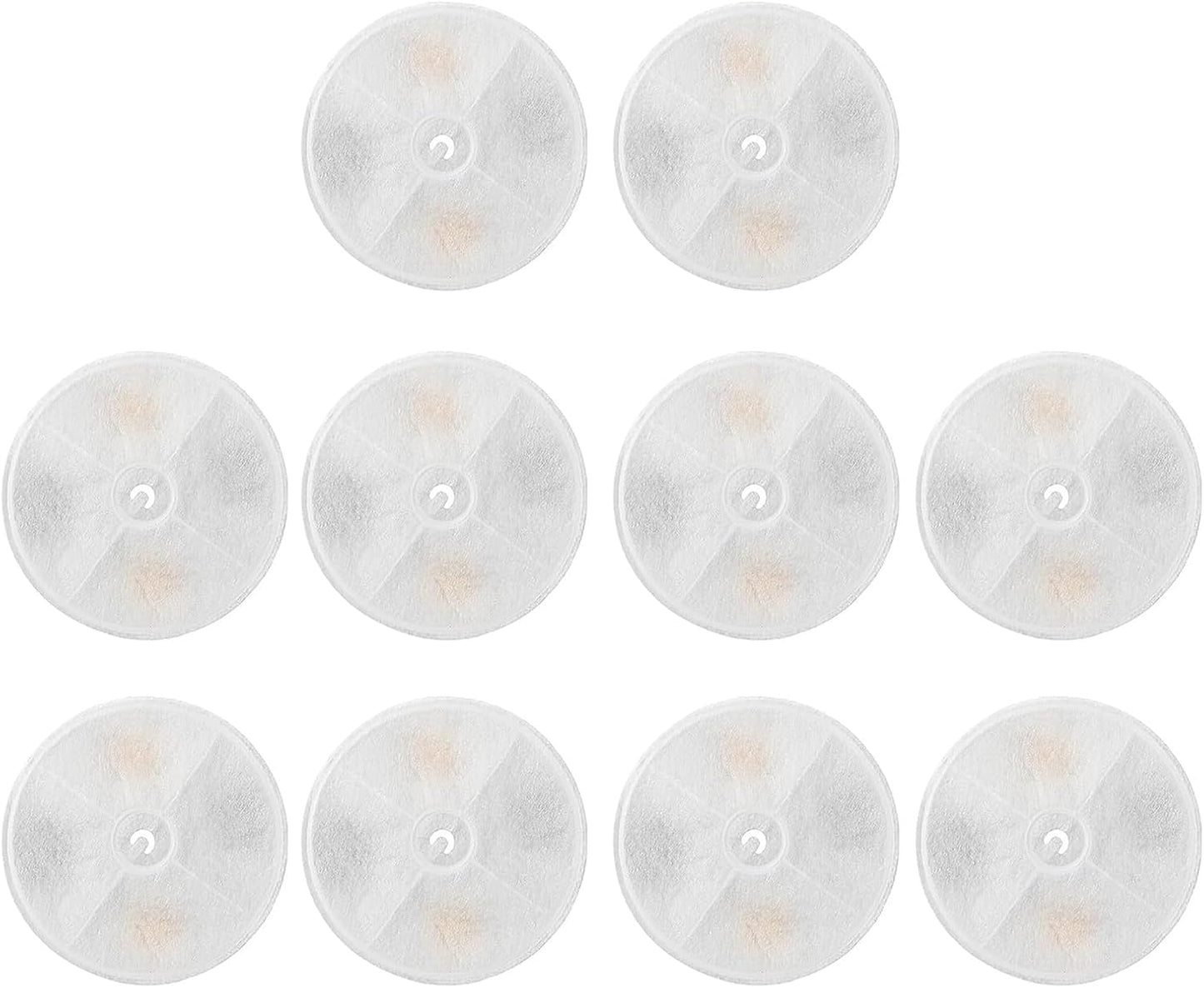 1pc / 5pcs / 10pcs Drinking Fountain for Pet Water Supplies Replace Filter Activated Carbon Drinking Pet Fountain Filter Replacement Cotton Pet Fountain Filter Replacement Round Pet Fountain Filter