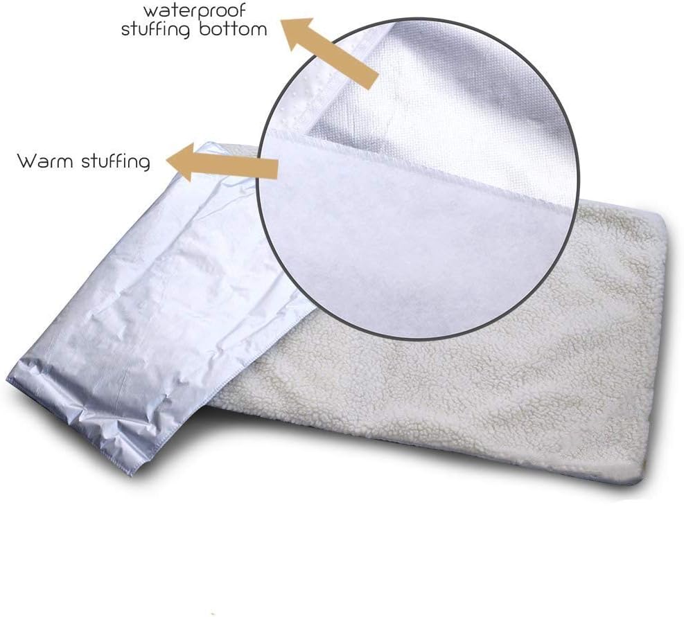 Self Heating Pet Pads Pet Blanket for Cat/Dog,Pet Heating Pad,Self Warming Cushion Mat for Cats Dogs,Self Heated Cat Dog Bed/Pet Thermal Mat Blanket Ecological (60x45 cm)