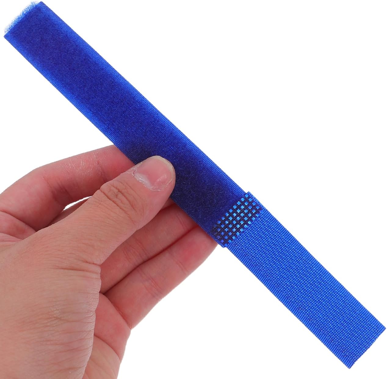 20pcs Non Slip Pet Bootie Fastener Straps Rainy Weather Paw Protector Bands for Dogs Cats Durable Blue Sock Straps for Secure Fit and Outdoor Adventures