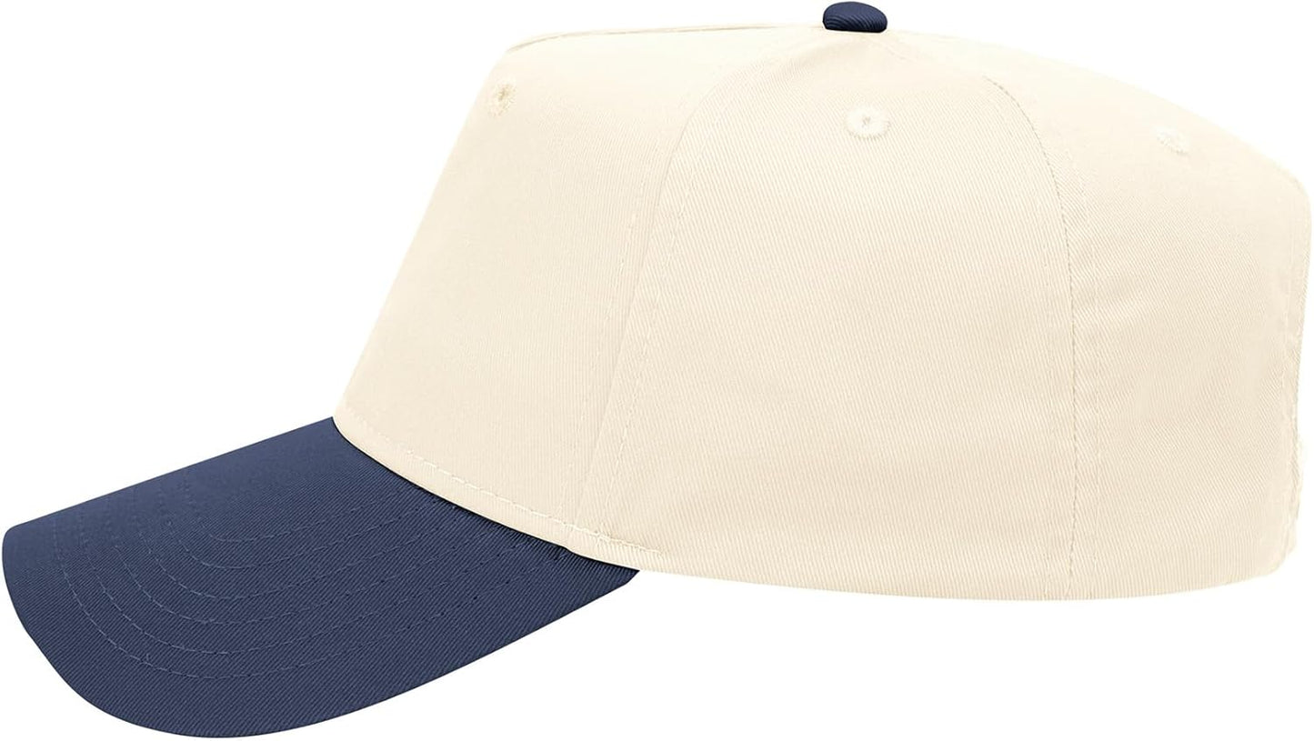 OTTO Cap 5 Panel Mid Profile Baseball Cap OTTO 31-069