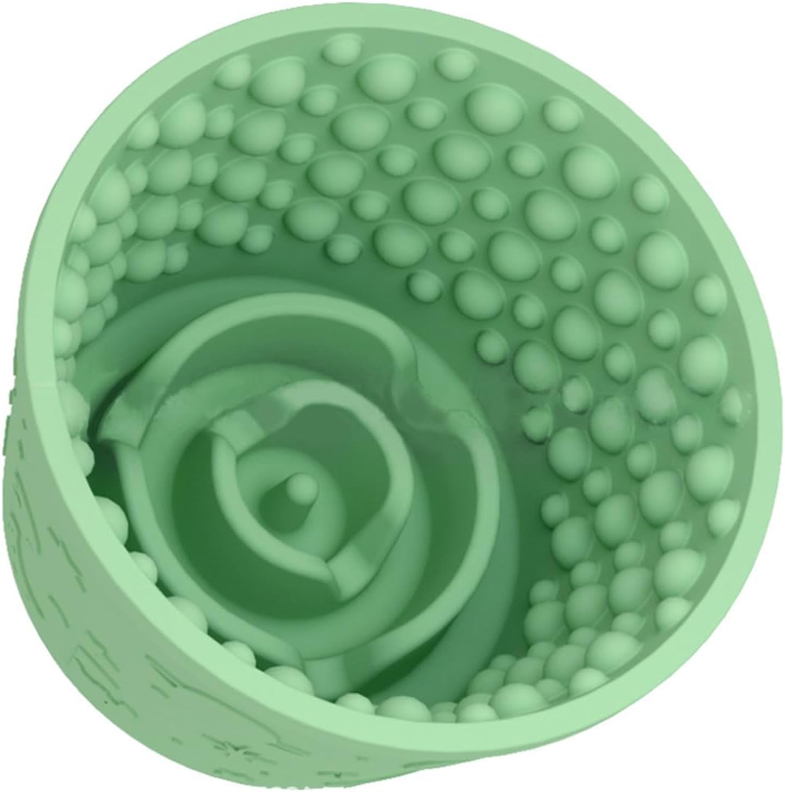 Dog Slow Feeder Lick Bowl,Anxiety Relief Treat Dispenser, Non-Slip Anti-chocking Pet Dish, Interactive Puzzle Toy for Small Medium Large Breed,Freezable BPA Free Silicone Dishwasher Safe
