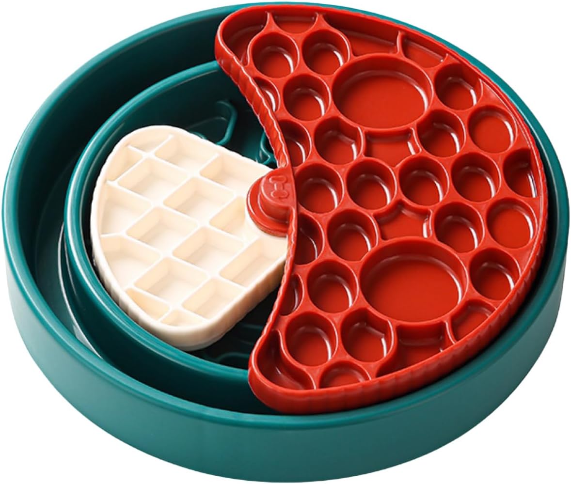 Dog Bowl Slow Feeder | 360 Degrees Rotating Food Enrichment Puzzle Mat,Dog Bowls Slow Feeder | for Puppy Pet Cat Breed Eating Feeding Licking Drinking