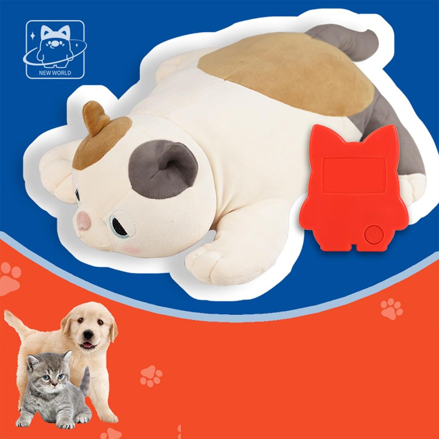Heartbeat Simulator - Battery Operated Pacifier for Assessment | Plush Toy Heartbeat Simulator with Sturdy and Stylish Structure for Behavioral Training Utility