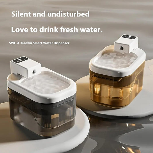 Automatic Dog Water Fountain Dispenser Large Capacity Quiet Indoor Pet Drinking Mute Waterer Sensors Water Fountain