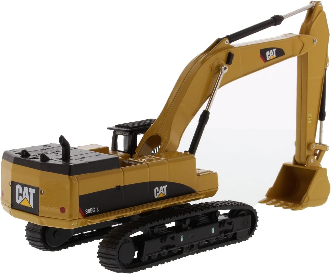 Diecast Masters 1:64 Caterpillar 385C L Hydraulic Excavator, Play & Collect Series Cat Trucks Construction Equipment | Scale Model Collectible 85694