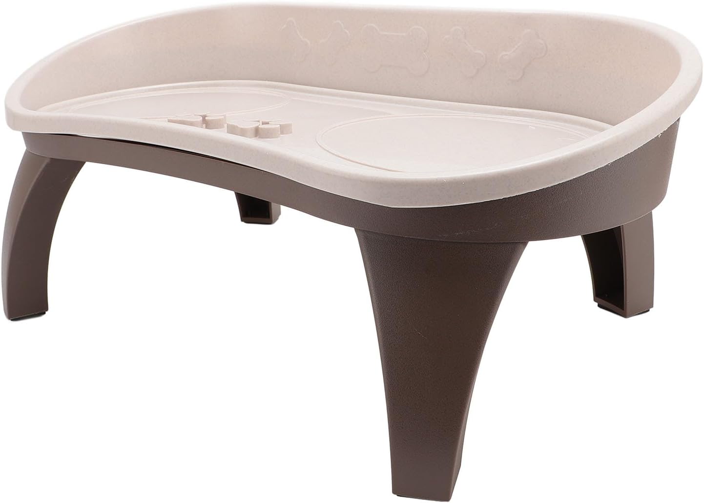 Elevated Dog Bowl Stand Raised Pet Feeding Tray Neck Spine Antislip Easy Assembly for Pets