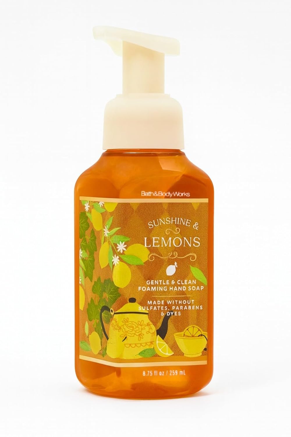 Bath and Body Works Sunshine & Lemons Gentle & Clean Foaming Hand Soap 8.75 fl oz, Yuzu, Grapefruit & Sun Rays