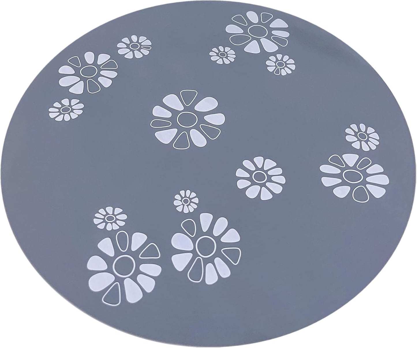 YAYOU Silicone Pad for Pet Water Fountains, Grey, GRAY