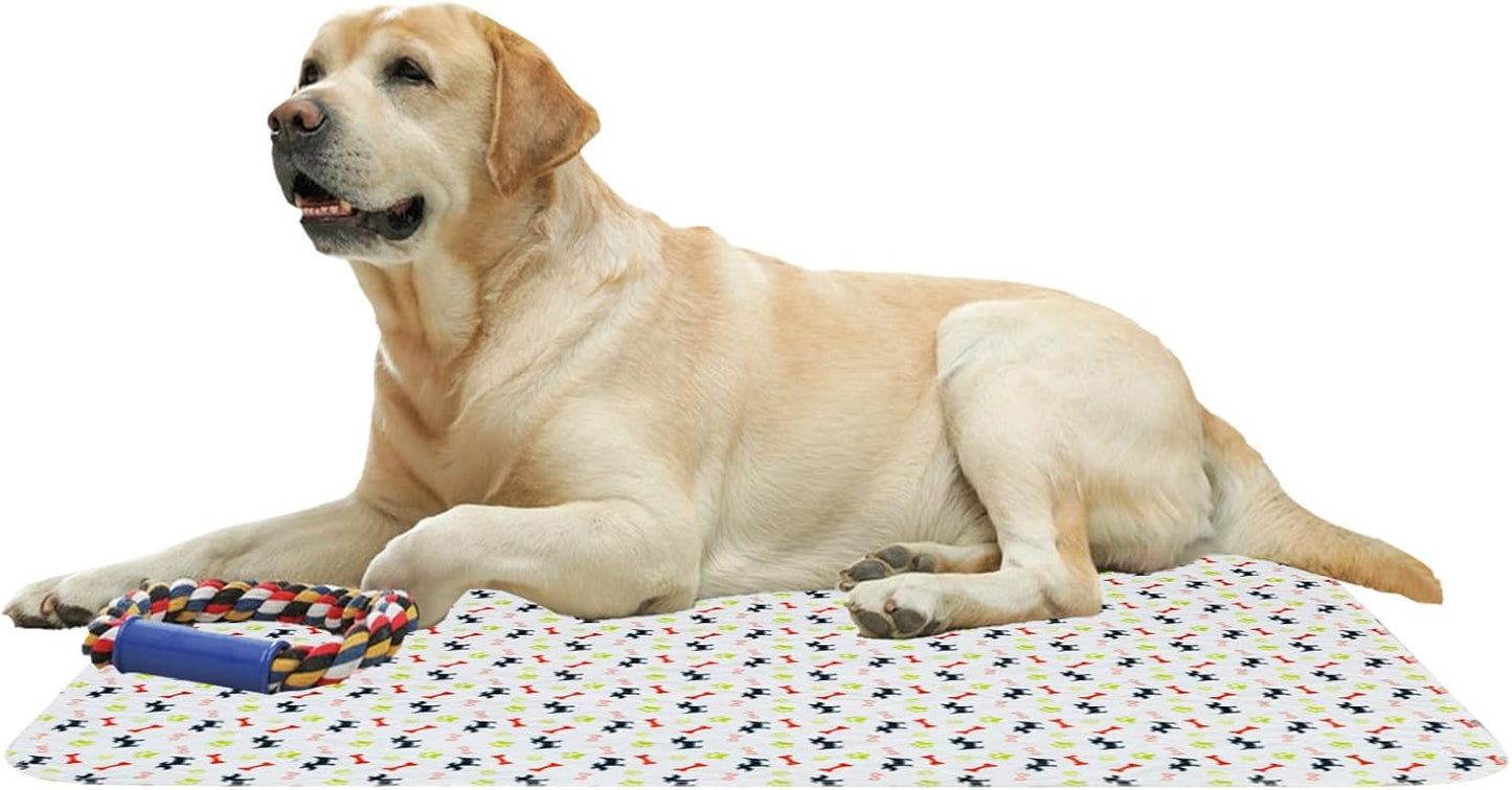Reusable Washable Absorbent Pee Pads - Multi-Layer Moisture Barrier, 1 Pack Fast Absorbent Pet Training Mat for Housebreaking, Animal Care, Protective Sheet for Furniture and Floors