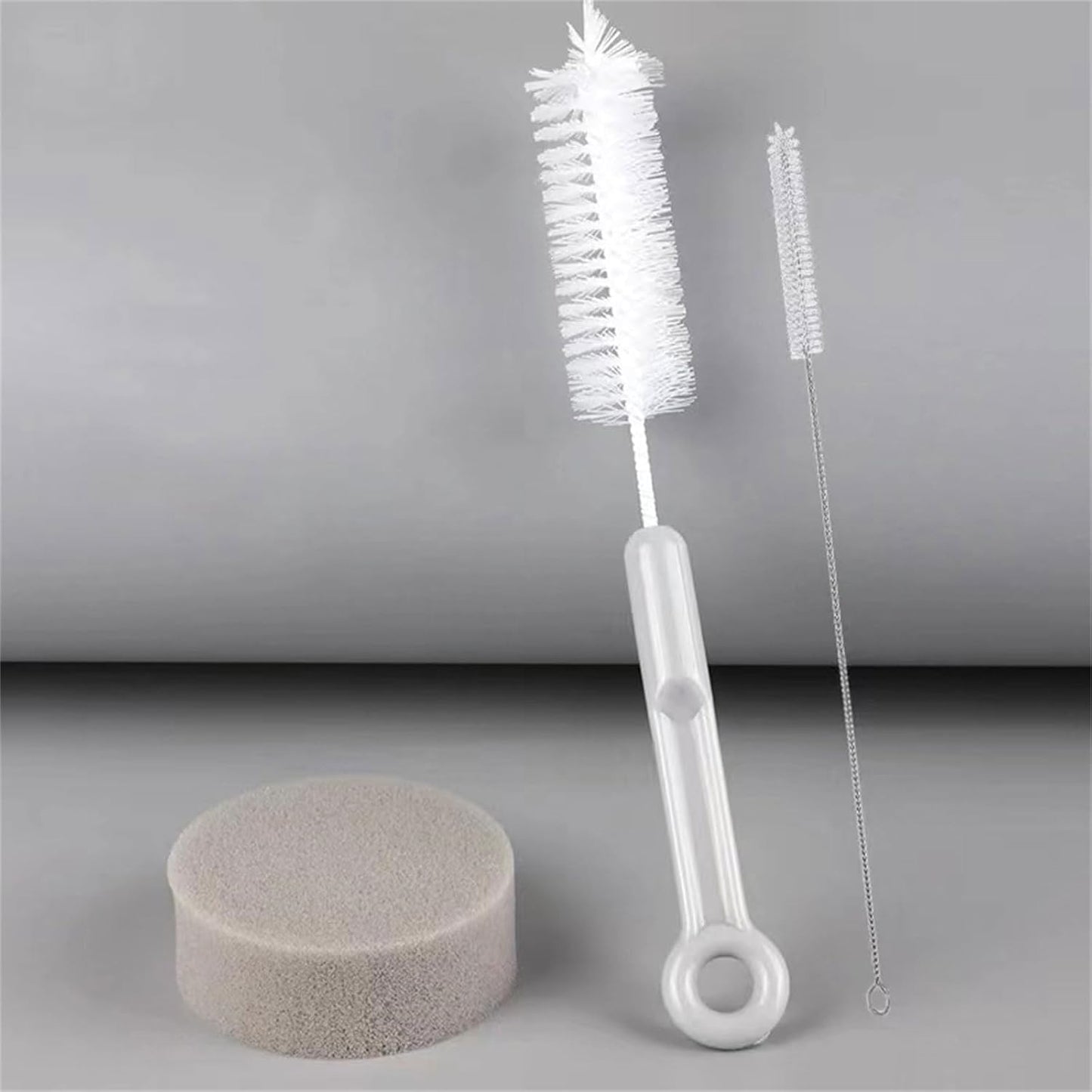 Pet Water Fountain Brush and Kit, Including Fountain Brush and Compressed Sponge, Suitable for All Fountains