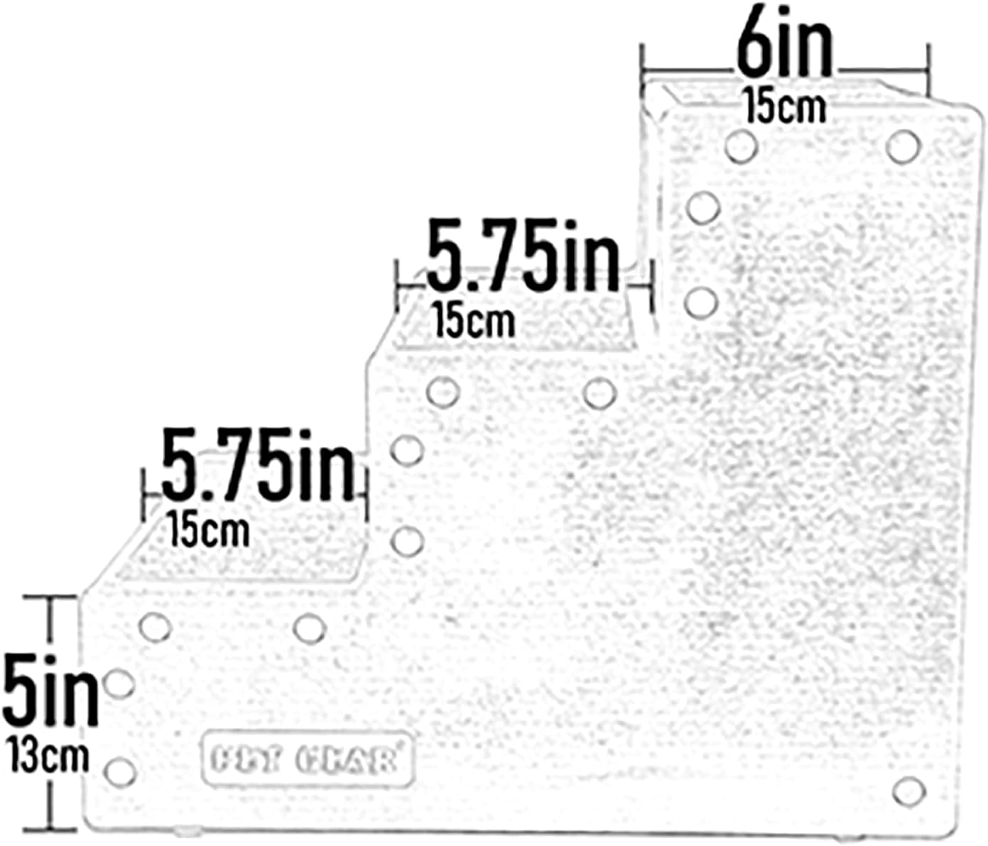 Pet Gear Pet Step III & IV Pet Stairs for Small Dogs and Cats up to 50 pounds, Lightweight, No Tools Required, 13 Colors to Choose from, Sea Salt, 3 Steps