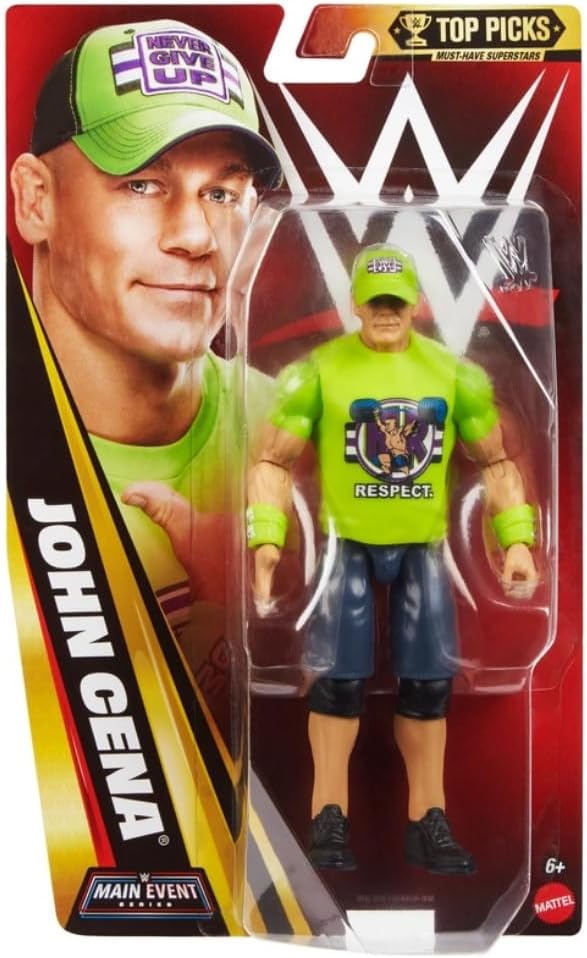 WWE John Cena 2026 Mattel Main Event Series Top Picks Wrestling Action Figure Toy The Retirement Tour