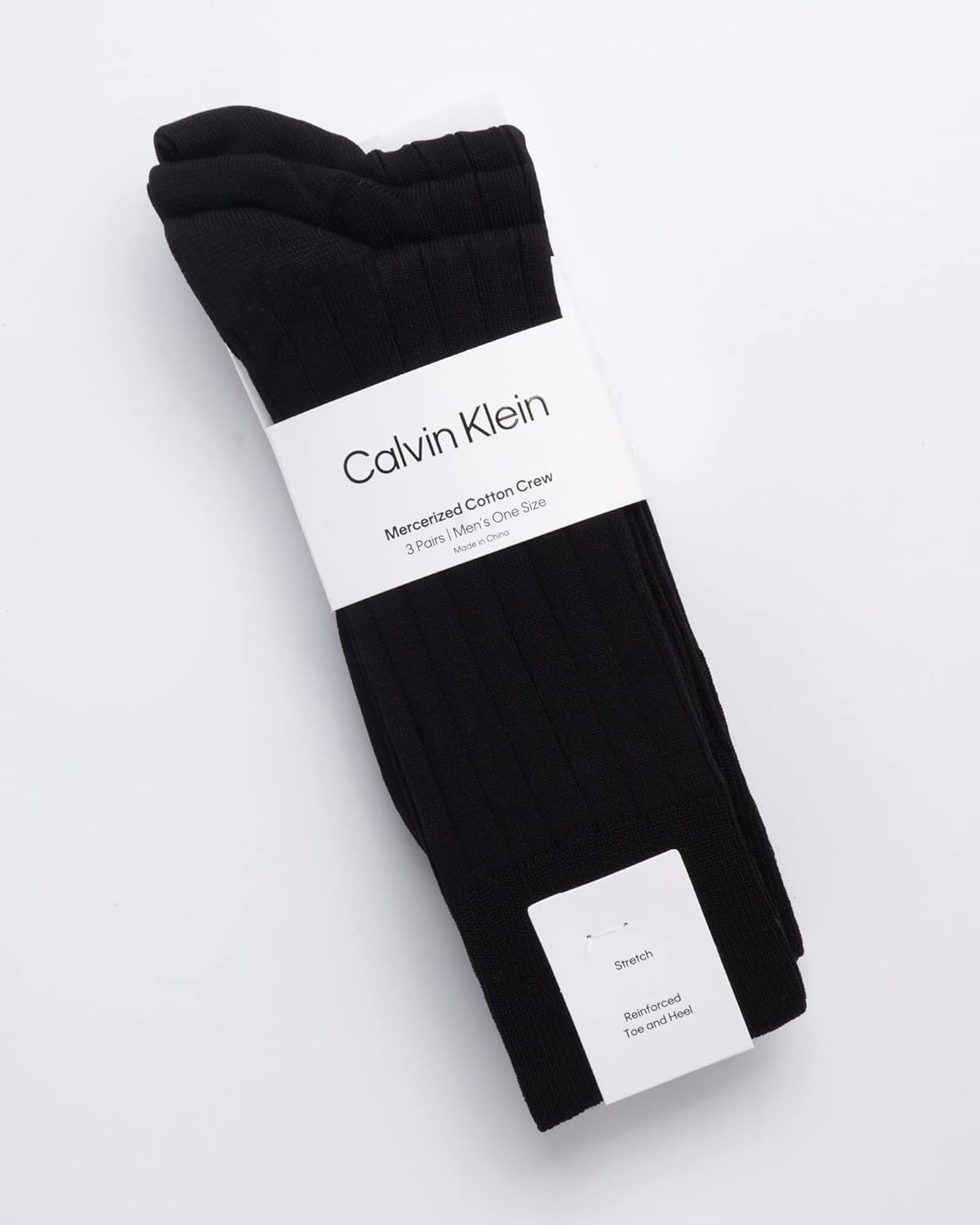 Calvin Klein Mens Dress Socks - 3 Pack Breathable Cotton Blend Patterned Crew Socks for Work, Business, and Formal Wear