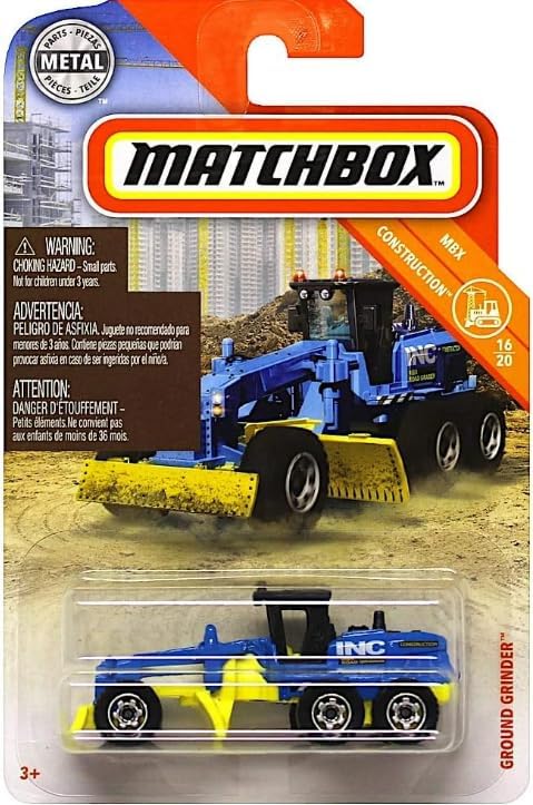 Matchbox Utility/Emergency Random 5 Pack! (Police, Ambulance, Construction, etc.) Assorted Variety Mystery Bundle [No Duplicates!] [Styles May Vary] 1:64 Scale Diecast Toy Vehicles