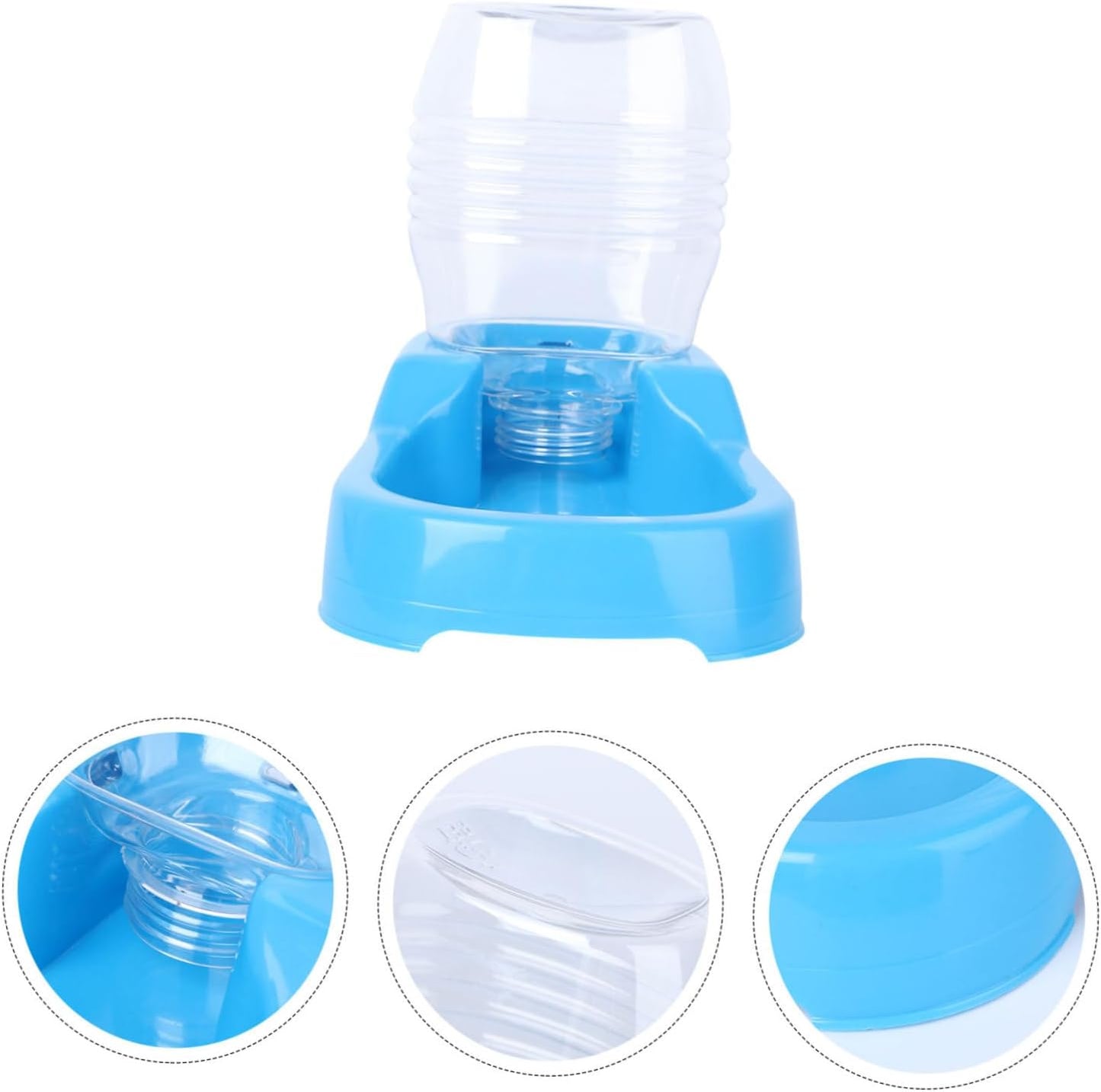 Milisten Pet Water Feeder Creative Dog Water Bowl with Smooth Surface Design for Home Automatic Refill Puppy Drinking Tool