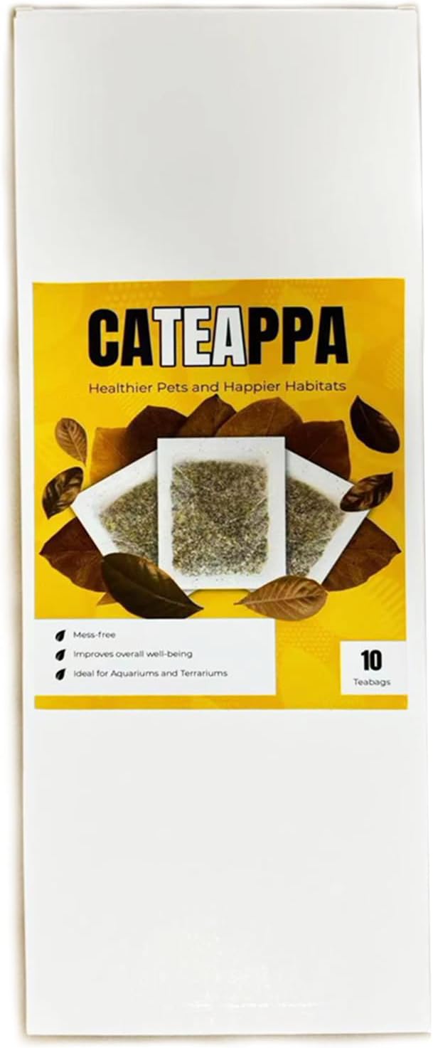 SunGrow Catappa Bags for Bettas, All The Benefits Without The Mess, Helps Mend Fins and Gills, Encourages Reproduction, Adds Beautiful Amber Color to Water, 10 pcs