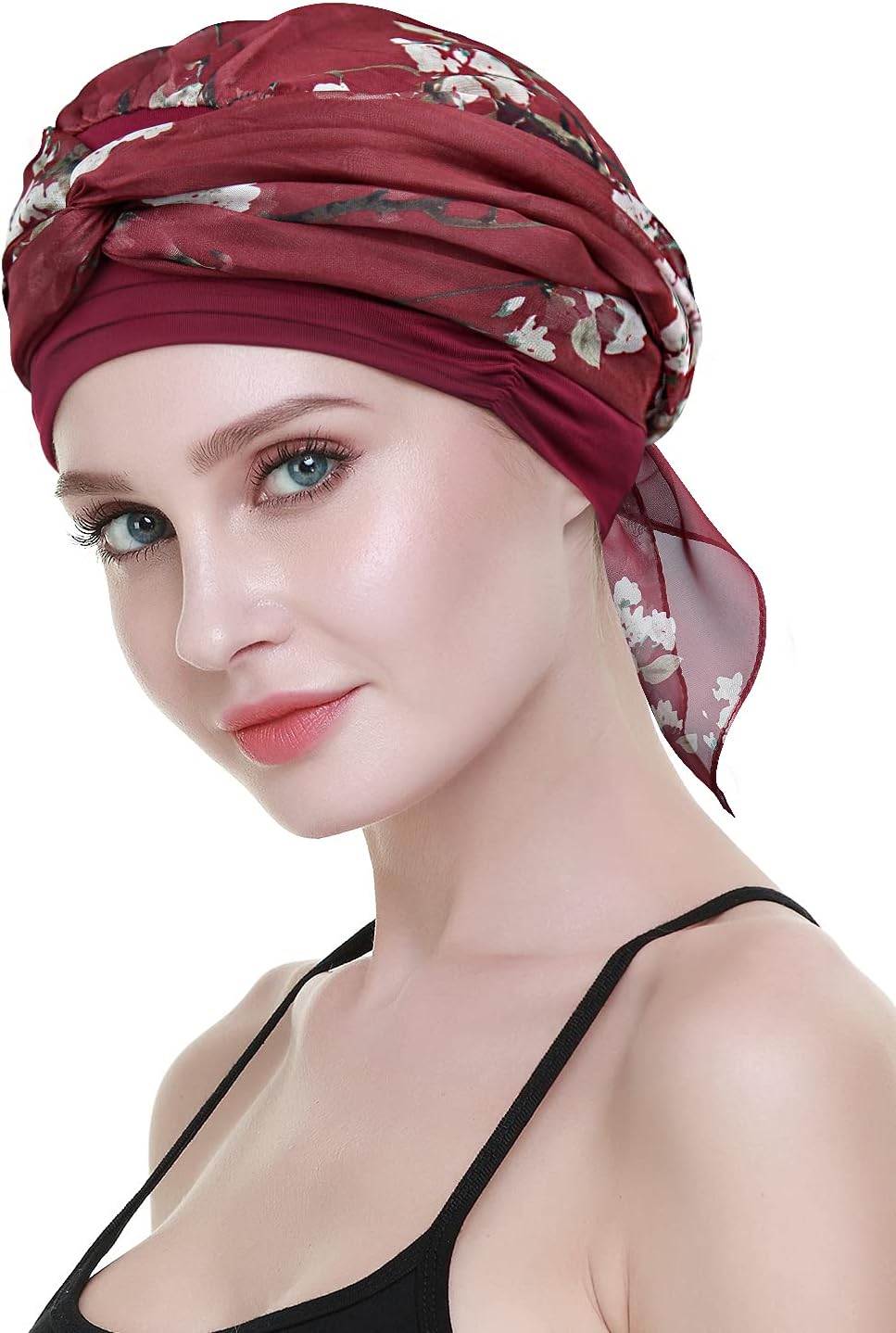 Chemo Headwear Turbans for Women Long Hair Head Scarf Headwraps Cancer Hats