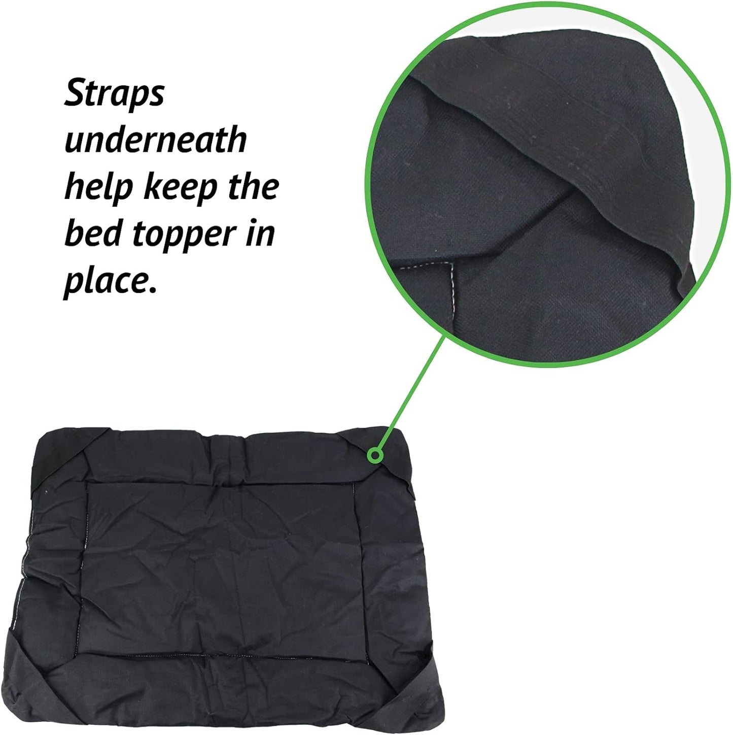 Midlee Fleece Dog Bed Topper for Dog Cot Beds (Large)