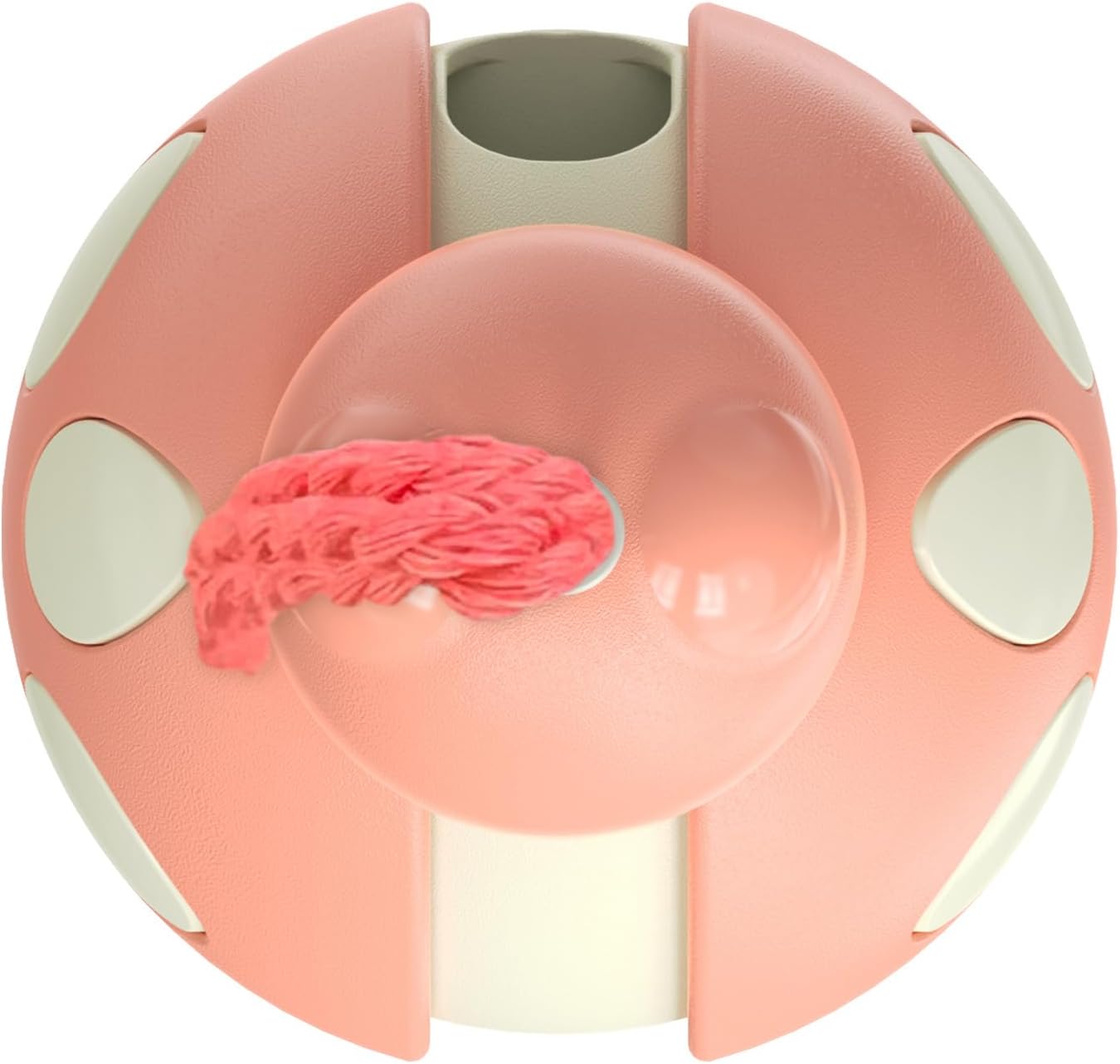Cat Interactive Toy Treat Dispenser Cat Tumbler Toy with Teaser Wand Cat Toy Bowl Slow Feeder