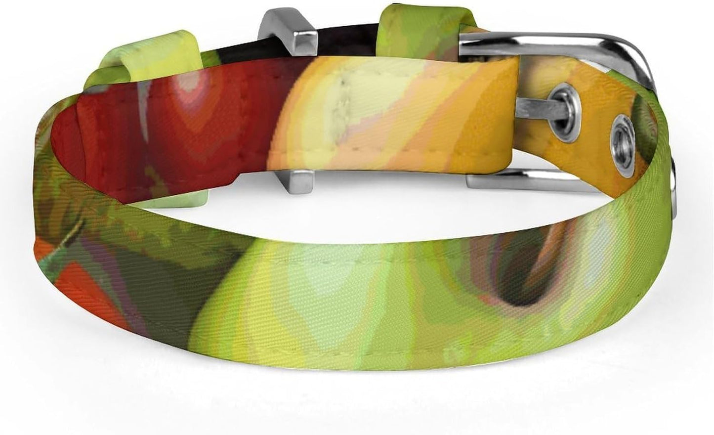 Fresh Fruits and Vegetables Dog Collar with Buckle Adjustable Martingale Pet Collars Cute Female Male Puppy Collar Soft Waterproof Cat Collars for Small Medium Dogs