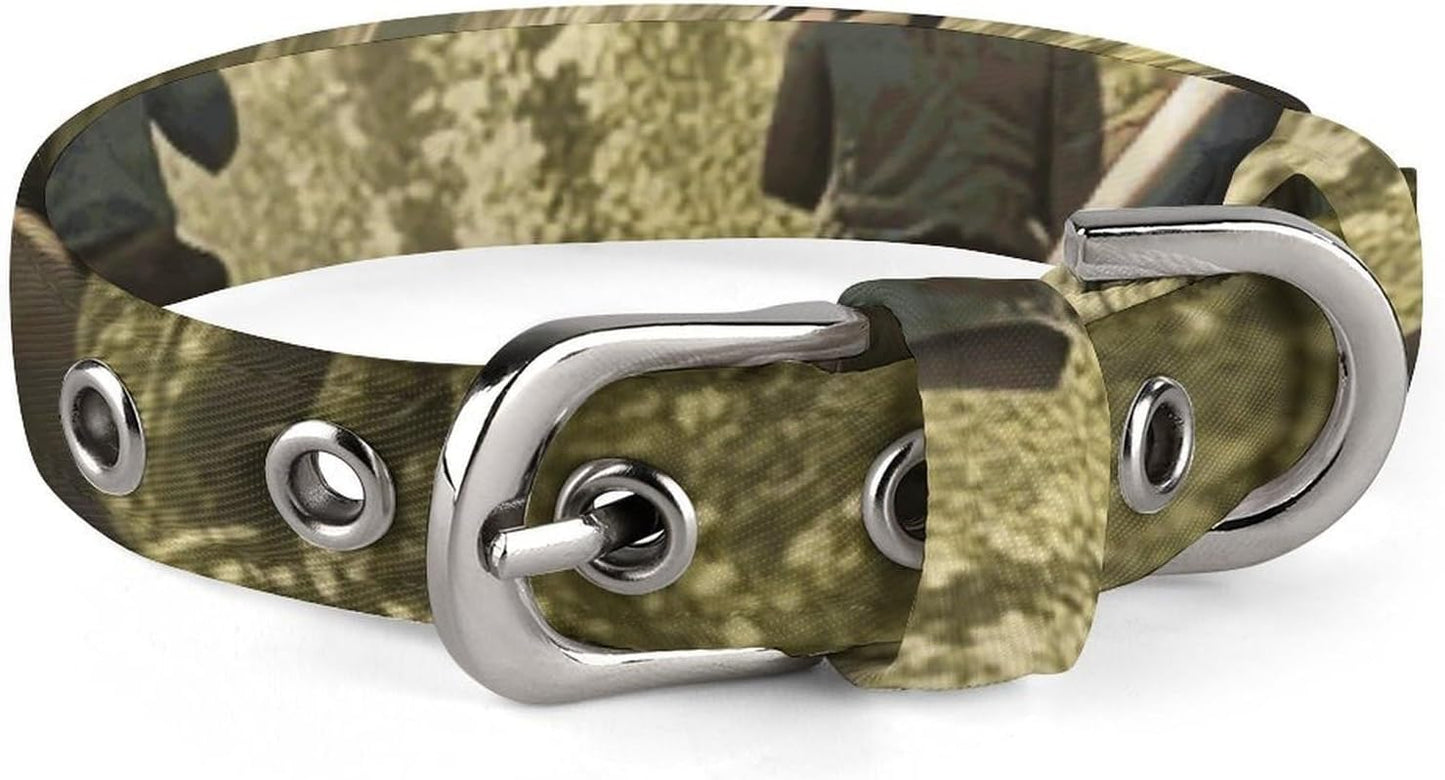 Horseback Riding on The Trails Dog Collar with Buckle Adjustable Martingale Pet Collars Cute Female Male Puppy Collar Soft Waterproof Cat Collars for Small Medium Dogs