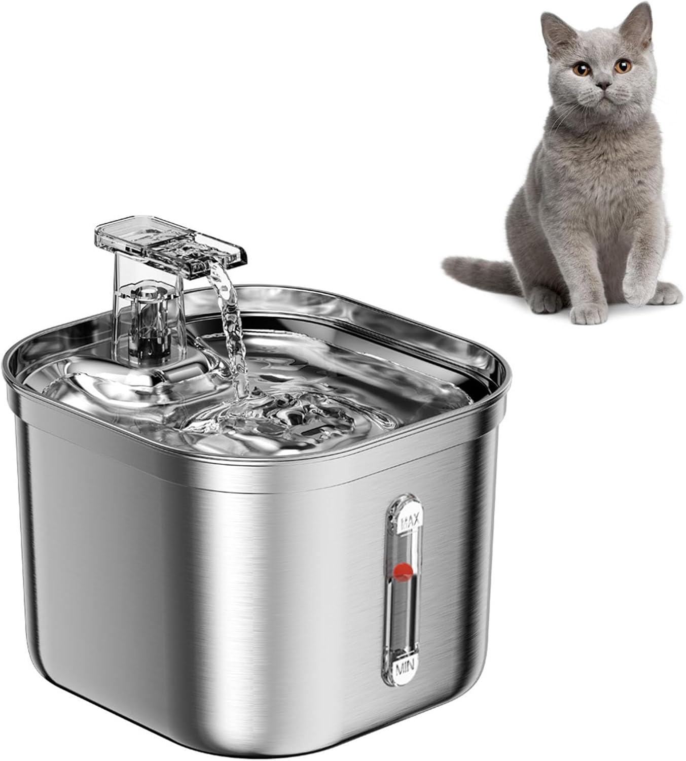2.20L Automatic Cats Drinking Dispenser for Small Cats Dog Water Fountain Pet Water Filtrations Bowl Watering Supply Pet Water Dispenser