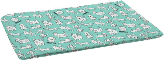 Washable Pee Pads for Dogs - Large Reusable Puppy Pads for Potty Training, Whelping, Crate, Furniture, Anti Slip & Waterproof Pet Mat, 48.5" x 48.5" (Misoko 2pcs Puppies Mint)