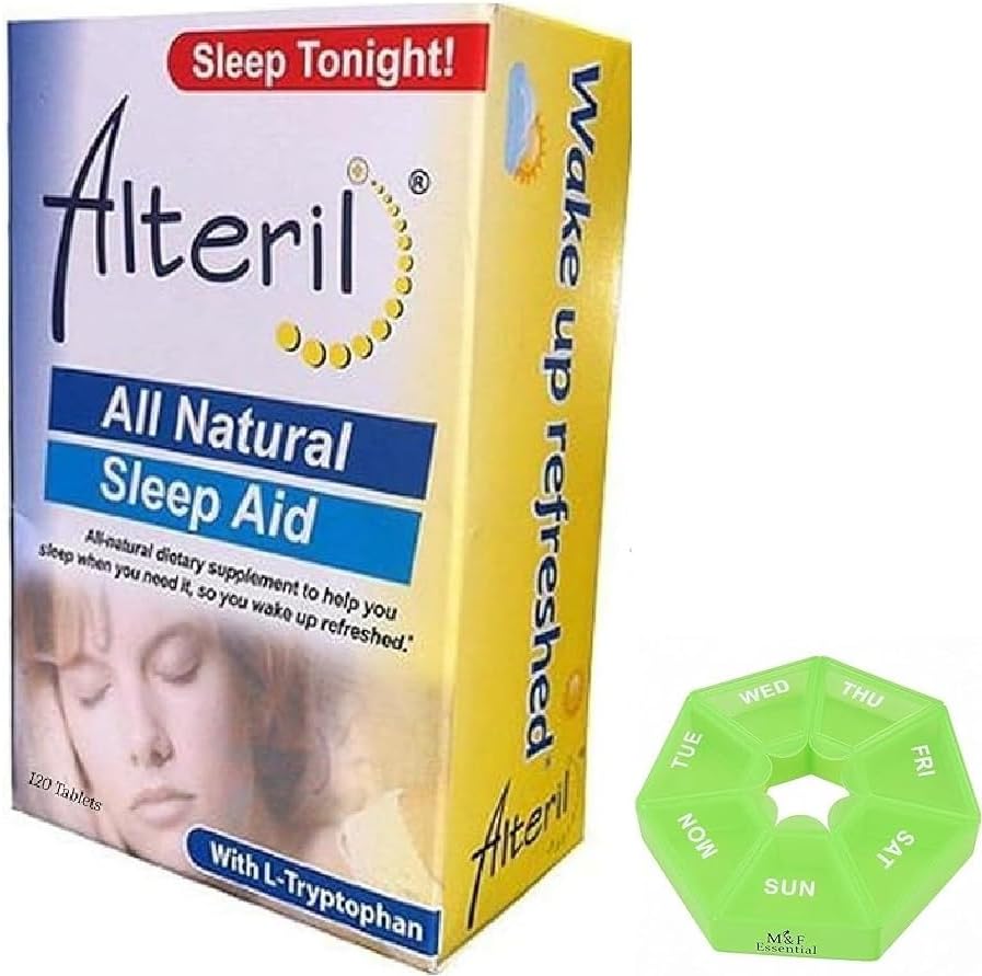 Alteril Sleep Aid - 120 Count with an Essential Medicine Organizer Box