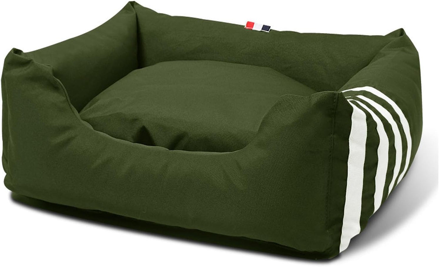 Dog Beds for Small Medium Dogs & Cats, Waterproof Dog Sofa with Removable Cover, Sleeping Warming Dog Bed & Furniture, Soft and Comfy Dog Couch Bed with Non-Slip Bottom (36.6"X28.3"X6.3",Grey) (Gre