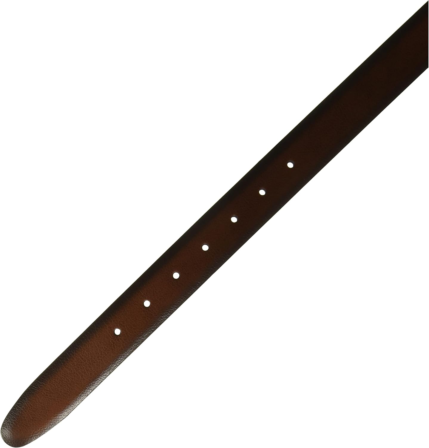 Perry Ellis Portfolio Park Ave Men's Dress Belt, Burnished Edges and Silver Prong Buckle, Textured Leather Belt