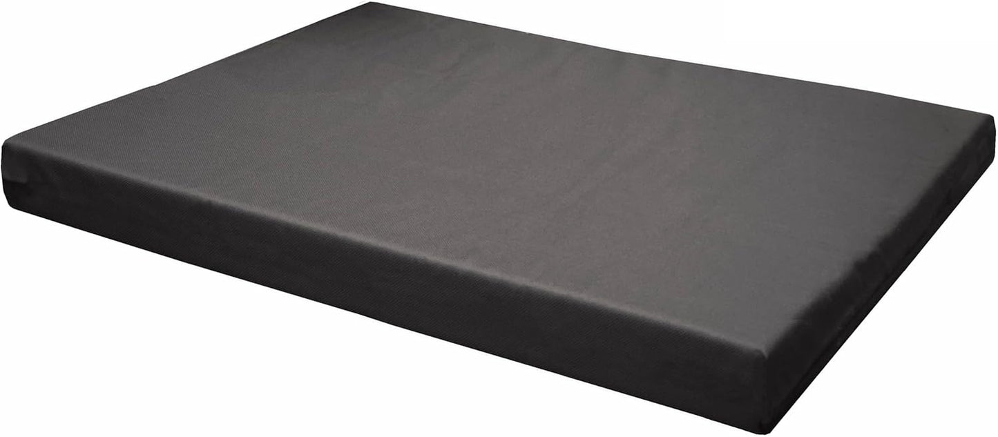 Dogbed4less Waterproof External Replacement Cover for 42x28x3 Inches Dog Bed, Space Gray