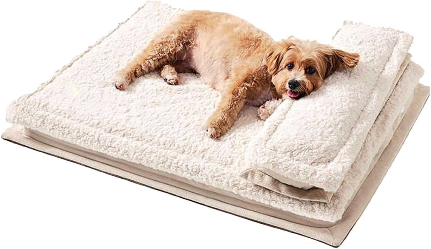 Winter Dog Bed, Warm Pet Sofa Couch for Small and Medium Pet, Removable and Washable Puppy Mat for Sleeping Indoor