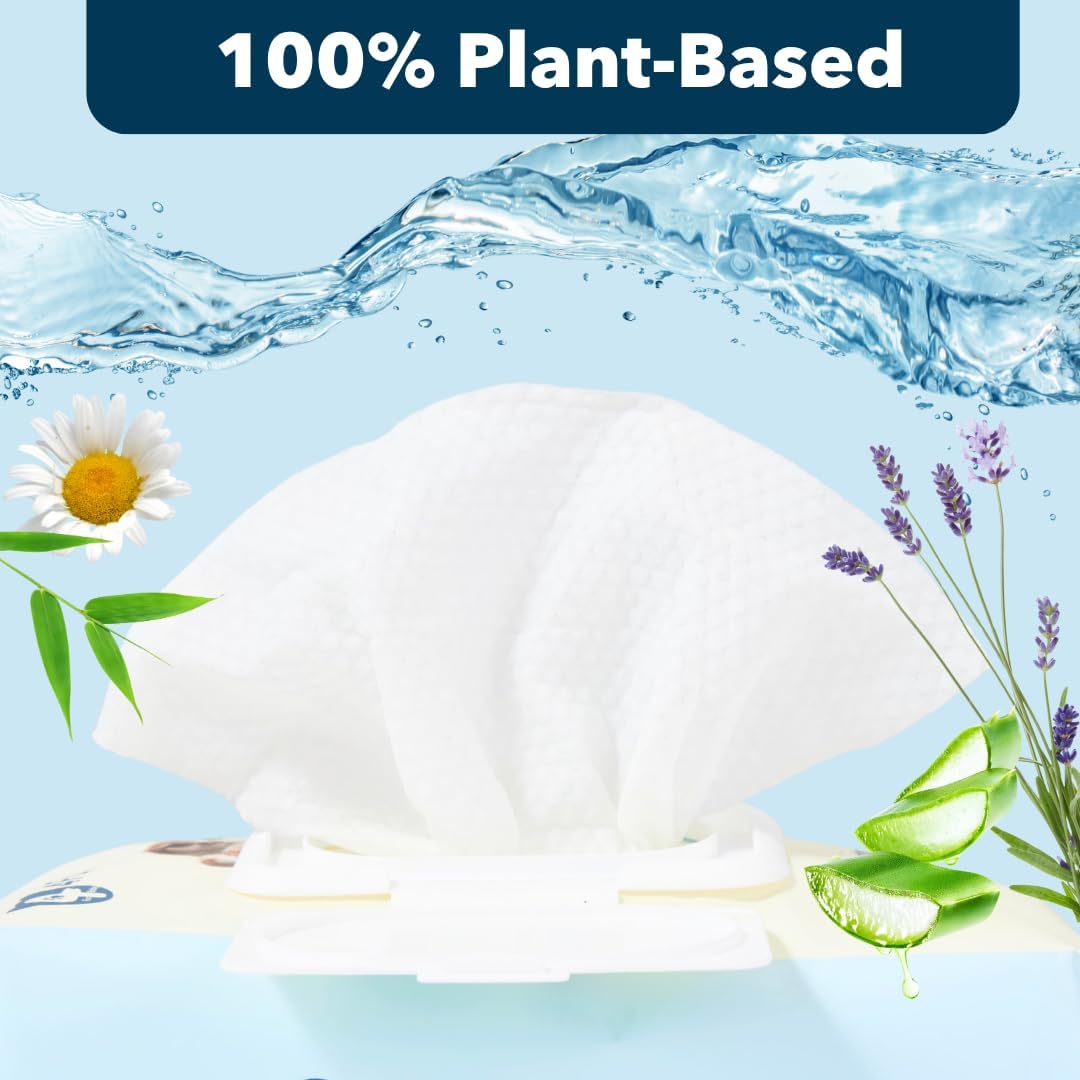 Dog-Wipes-for Paws and Butt - 30 Count, 8" x 8" Hypoallergenic, Hydrating Pet Grooming Wipes for Dogs Cats Cleaning Deodorizing (Lavender, 30 Count