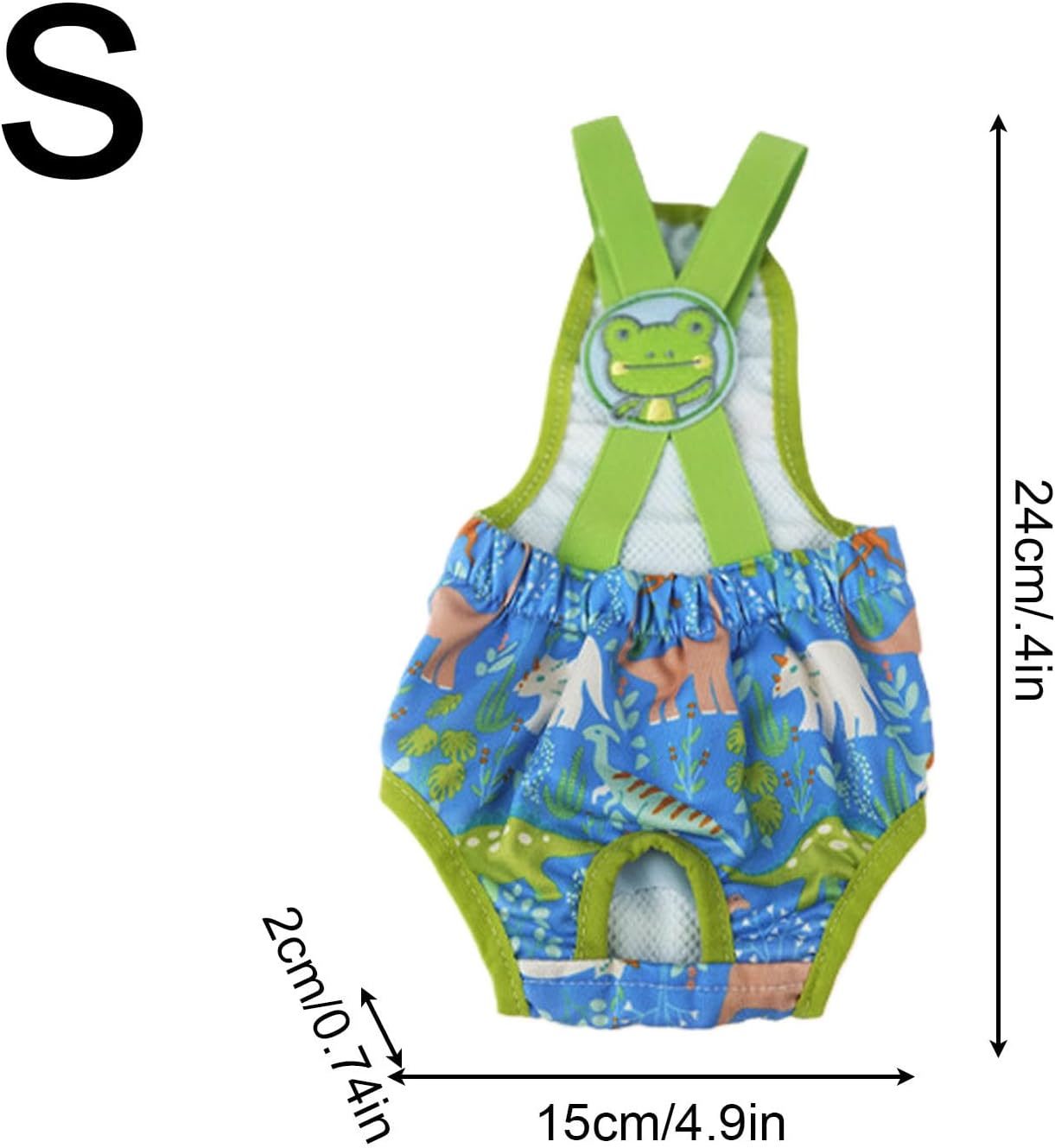 Diaper for Dogs - Washable Female Wraps with Suspender,Reusable Dog Panties | for Home Apartment Indoor Outdoor Travel Car Crate Kennel Yard Park Beach Camping