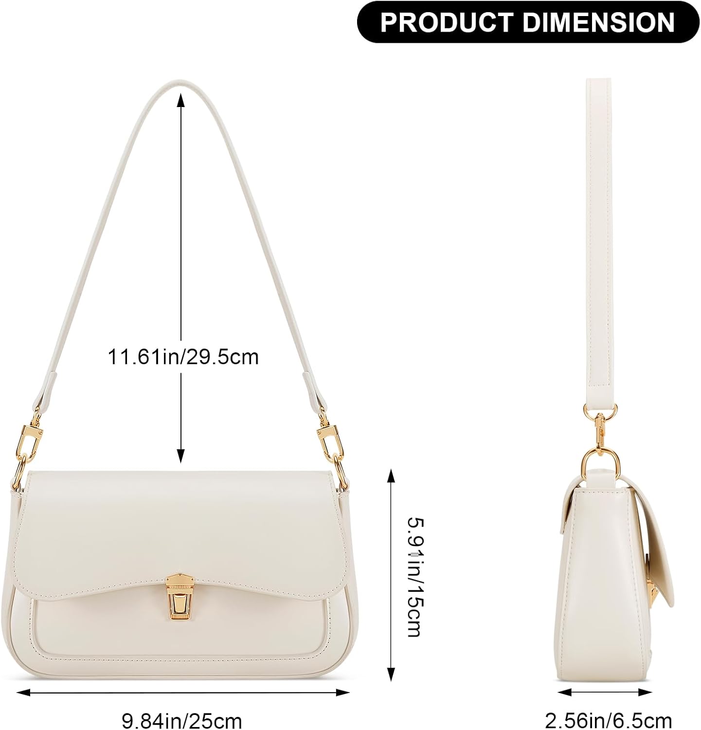 KKXIU Small Shoulder Bag for Women Cute Purses Mini Hobo Handbag Trendy Clutch Purse