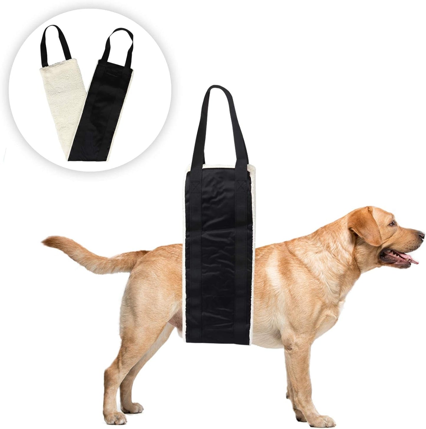 20-150lb Dog Sling for Large Dogs Hind Leg Support, Hevy Duty Portable Dog Lift Harness for Back Legs, Dog Hip Harness Large Breed, Dogs Lifter to Help Lift Rear for Senior/Injured Dog