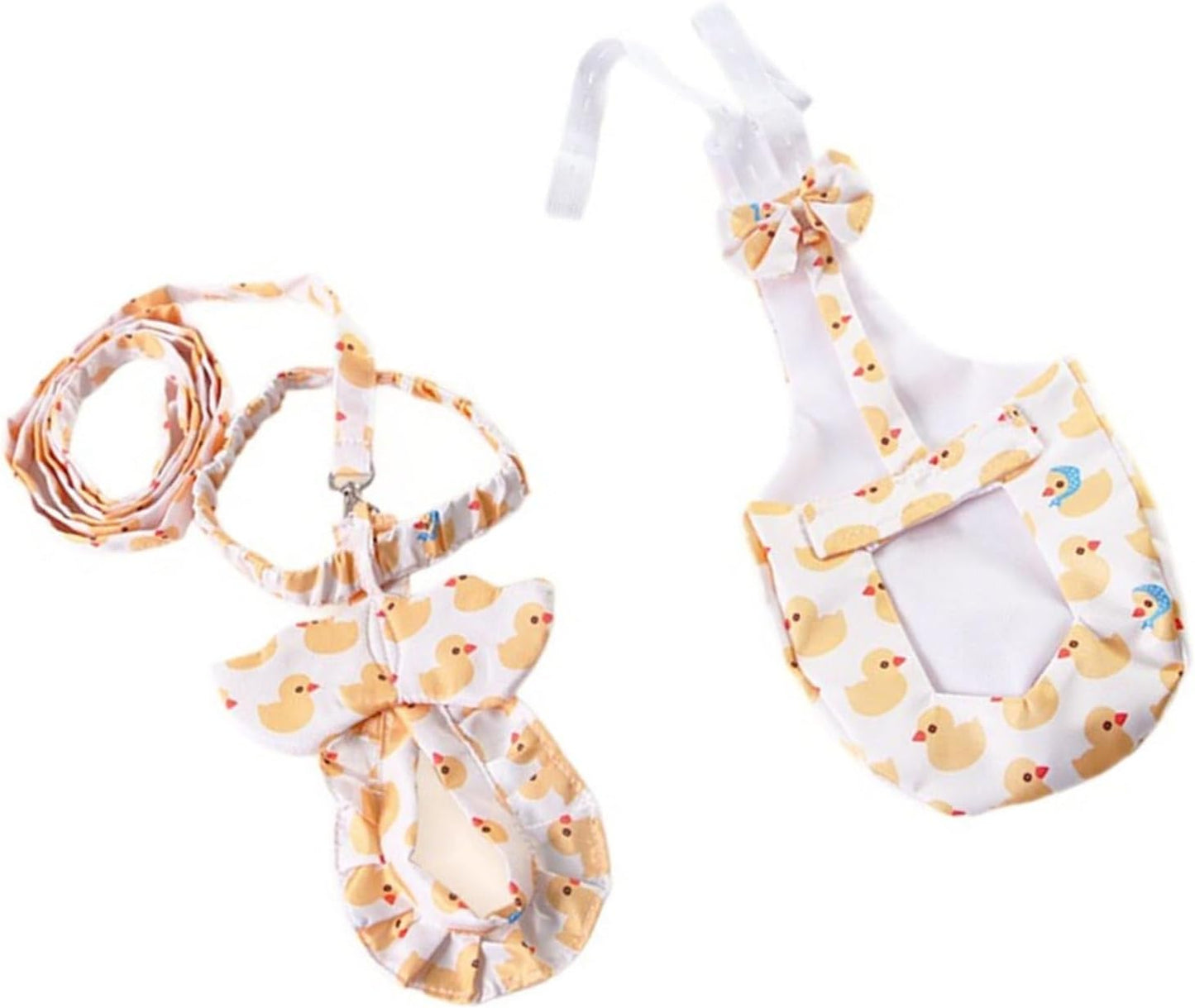Double Pack Washable Pet Diaper with Strap Themed Leash Comforatable Scratch Proof Fabric for Training Potty Training