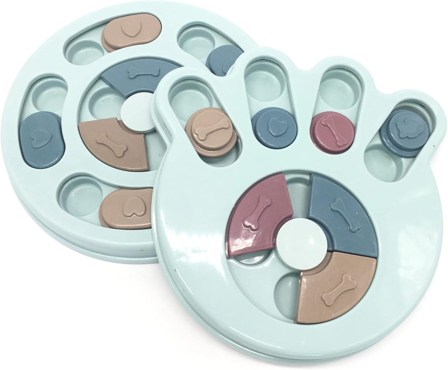 Dog Slow Feeder Interactive Puzzle Toys Dispenser Slowly Eating Bowl Pet Dogs Game (Color : C, Size : One Size) (A One size)
