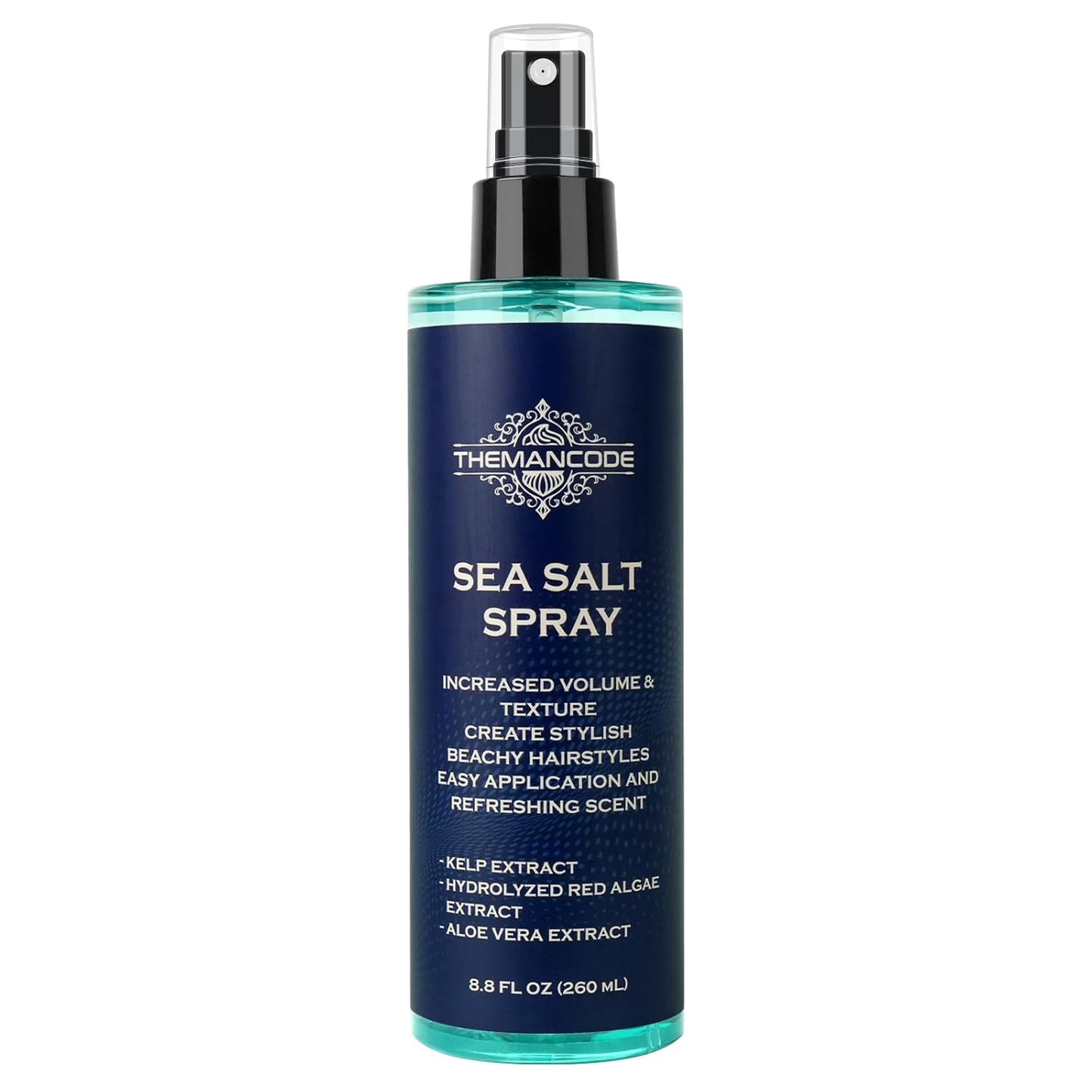 Sea Salt Spray for Men, Texturizing Hairspray, Travel Essentials, Beach Vacation Essentials, Surf Spray Adds Instant Volume, Travel Essentials, Hair Gift for Men, 8.8 Oz