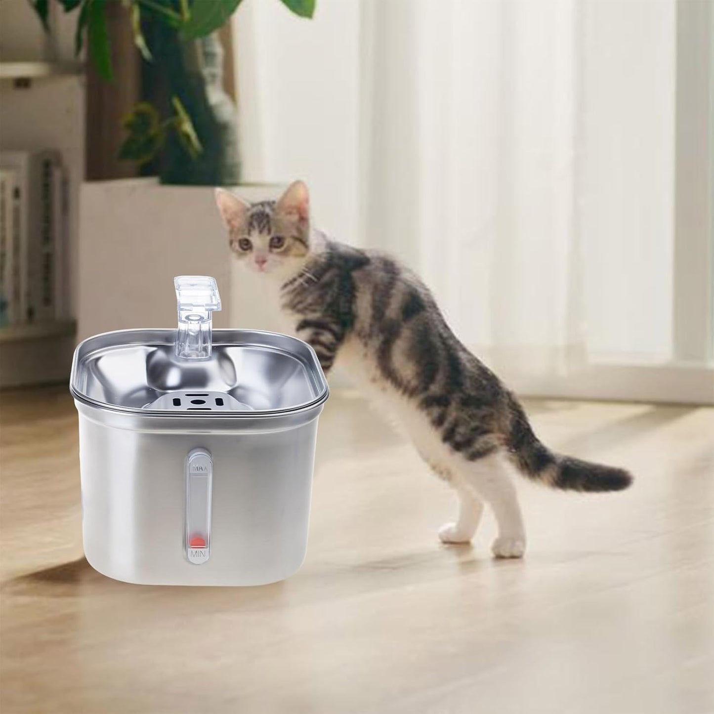 88oz Cats Fountain with Water Filtering for Dog Cats Automatic Flower Pet Recirculated Dispenser Pet Drinking