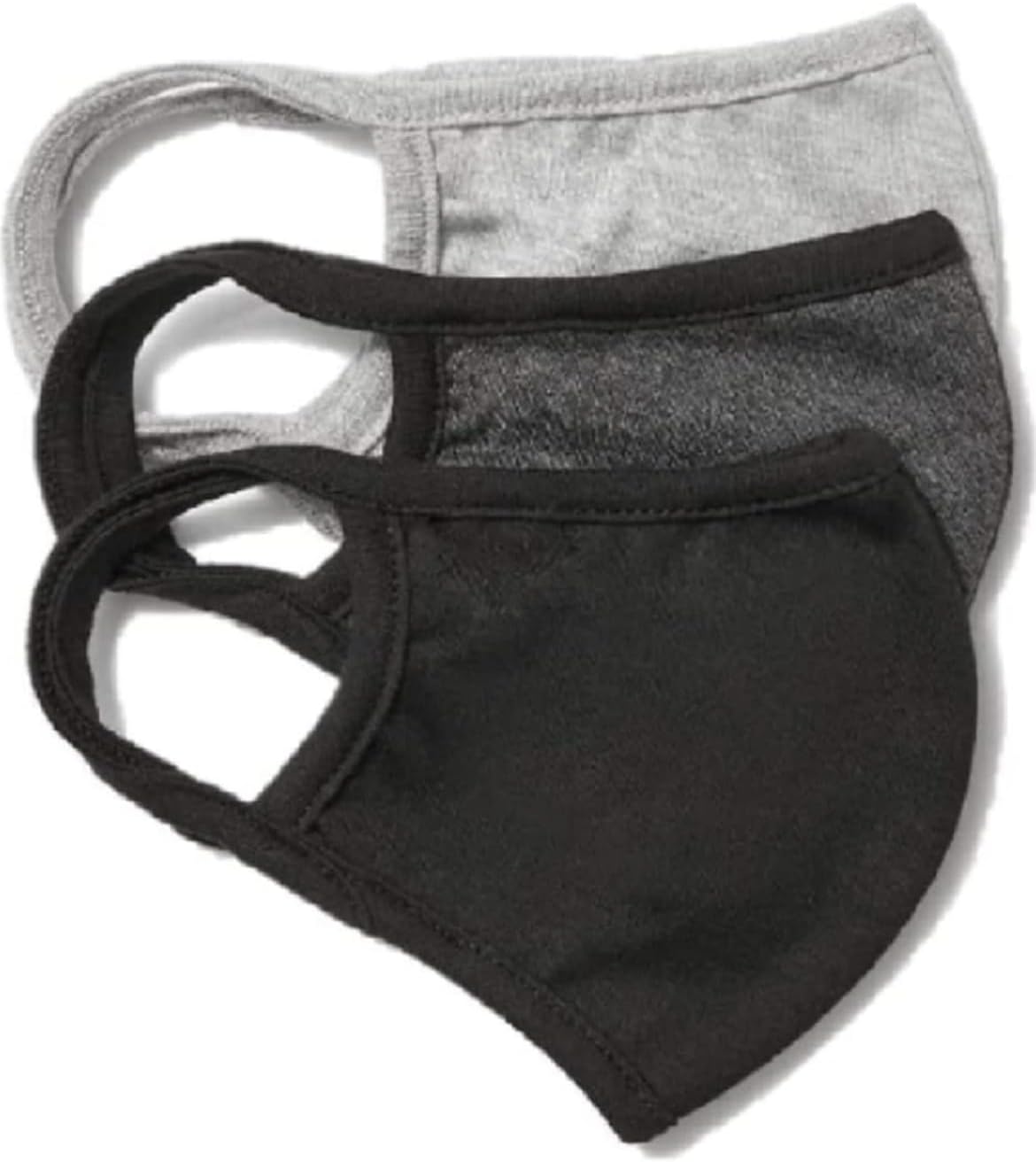 Cotton Face Masks - Made of Premium Organic Cotton, Reusable Washable Soft Cloth Face Masks 3/6 Pk