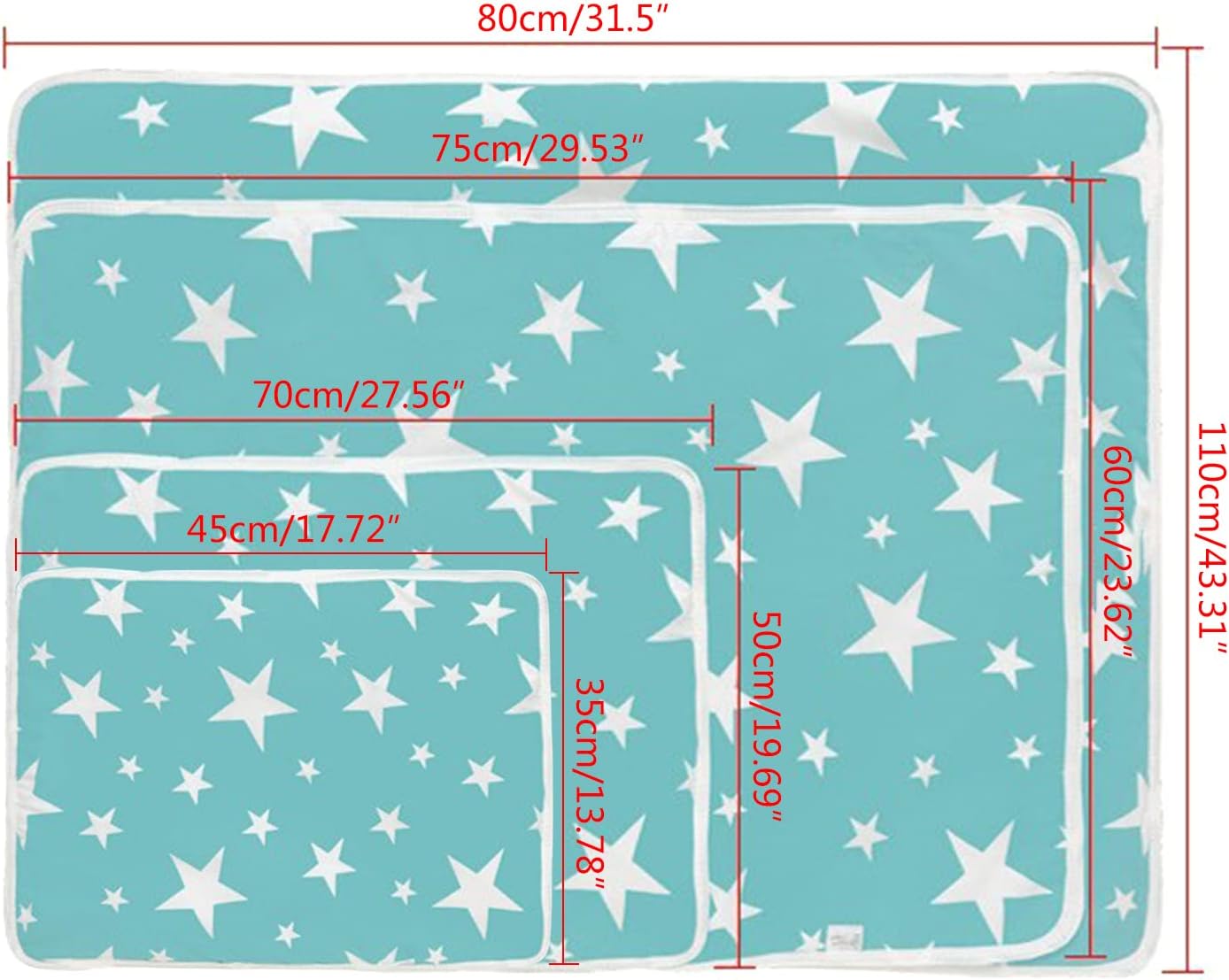 Dog Bed Pad Pet Dog Pee Bed Reusable Training Pad Large Small Dogs Kennel Mat with Bottom Pet Supplies