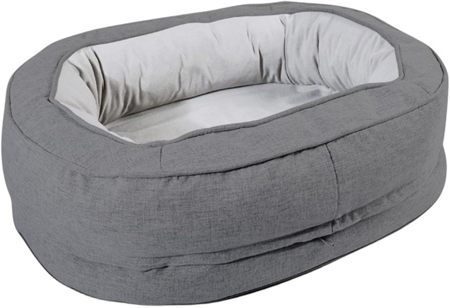 Dog Beds for Small & Medium Dogs, Memory Foam Dog Couch Bed with Washable Removable Cover, Bolster Pet Bed with Waterproof Lining Non-Slip Bottom, Soft Comfy Dog Sofa (Medium,Green) (Dark grey Small)