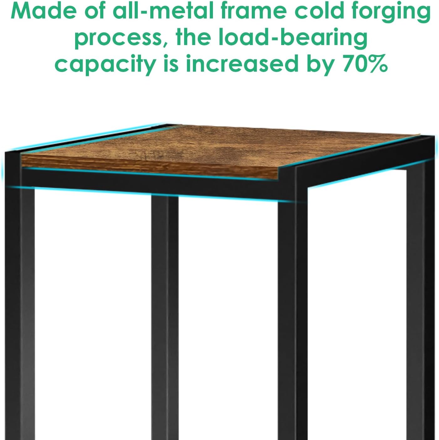Plant Stand Indoor, 31.5'' Tall Wood Plant Stands Heavy Duty Pedestal Stand for Indoor Outdoor, Modern Corner Flower Stand for Patio, Living Room, Balcony
