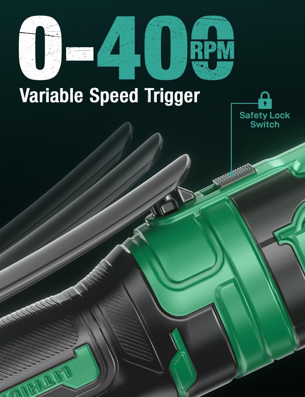 KIMO 20V Cordless Ratchet Wrench 3/8, 89Ft-lbs 400RPM Electric Ratchet Wrench Set w/Variable Speed, 2x2.0Ah Battery Power Ratchet Wrenches, 7Sockets, 3/8"to1/4" Adapter, 3"Extension Bar, Fast Charger