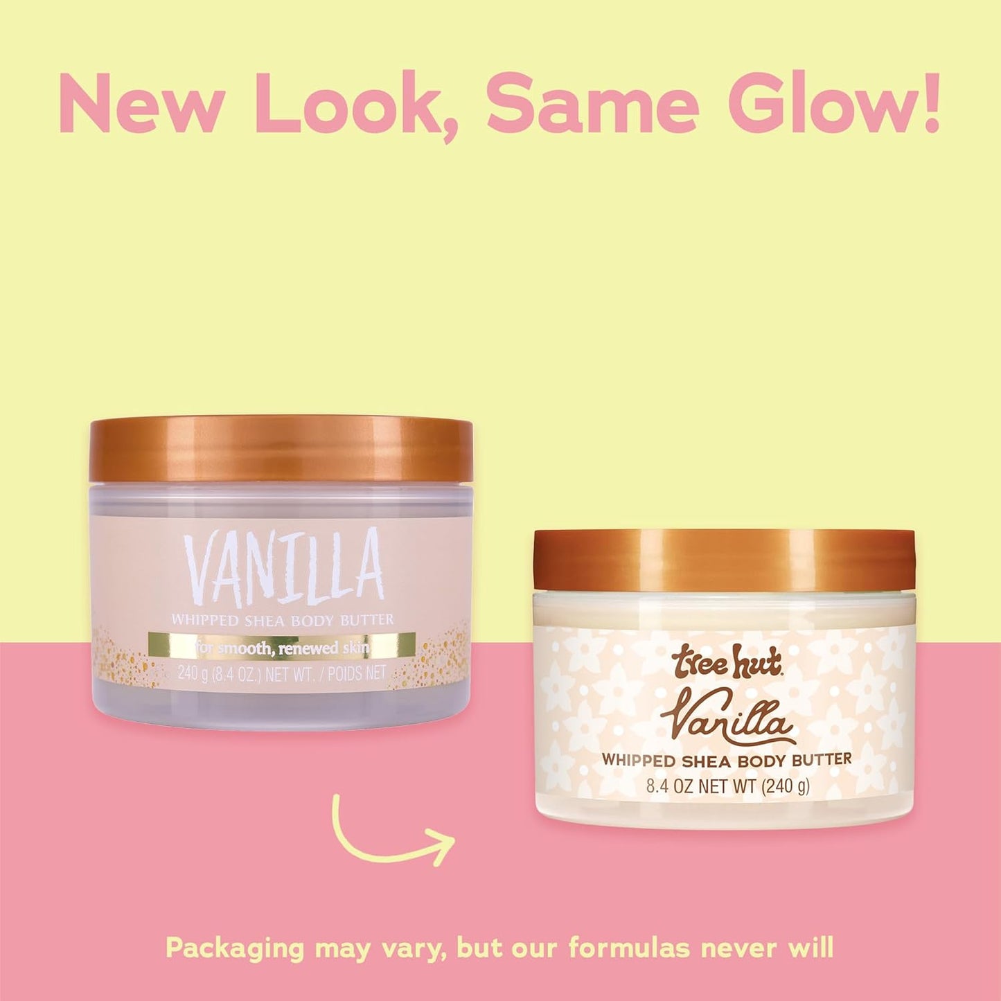 Tree Hut Vanilla Whipped Shea Body Butter, Easter Gifts for Women, Long-Lasting Hydration for Soft, Smooth Skin, Nourishing Essential Body Care, Lightweight Moisturizer, 8.4 fl oz
